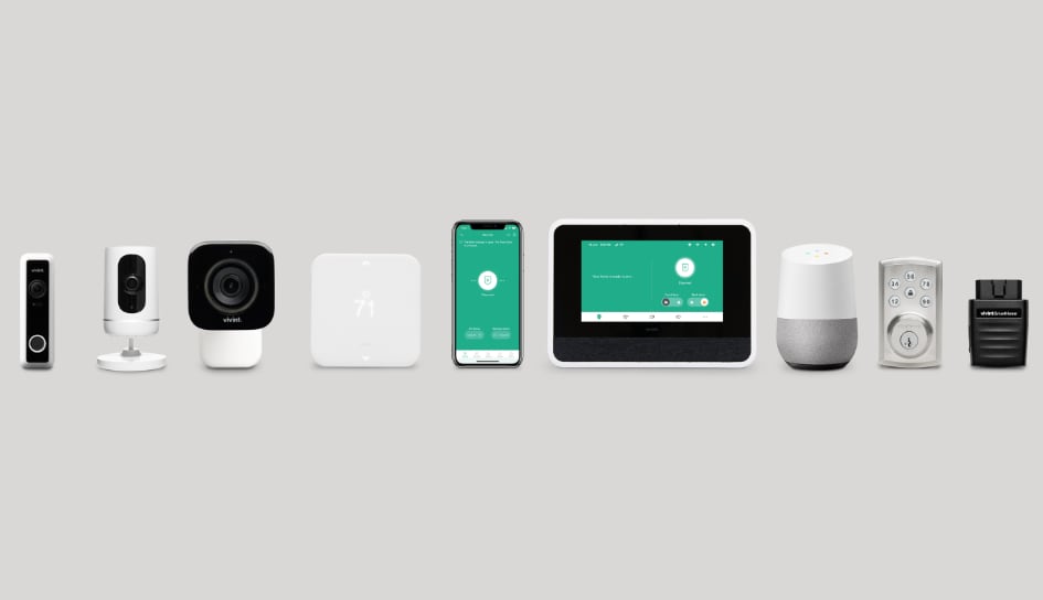 Vivint home security product line in Lafayette